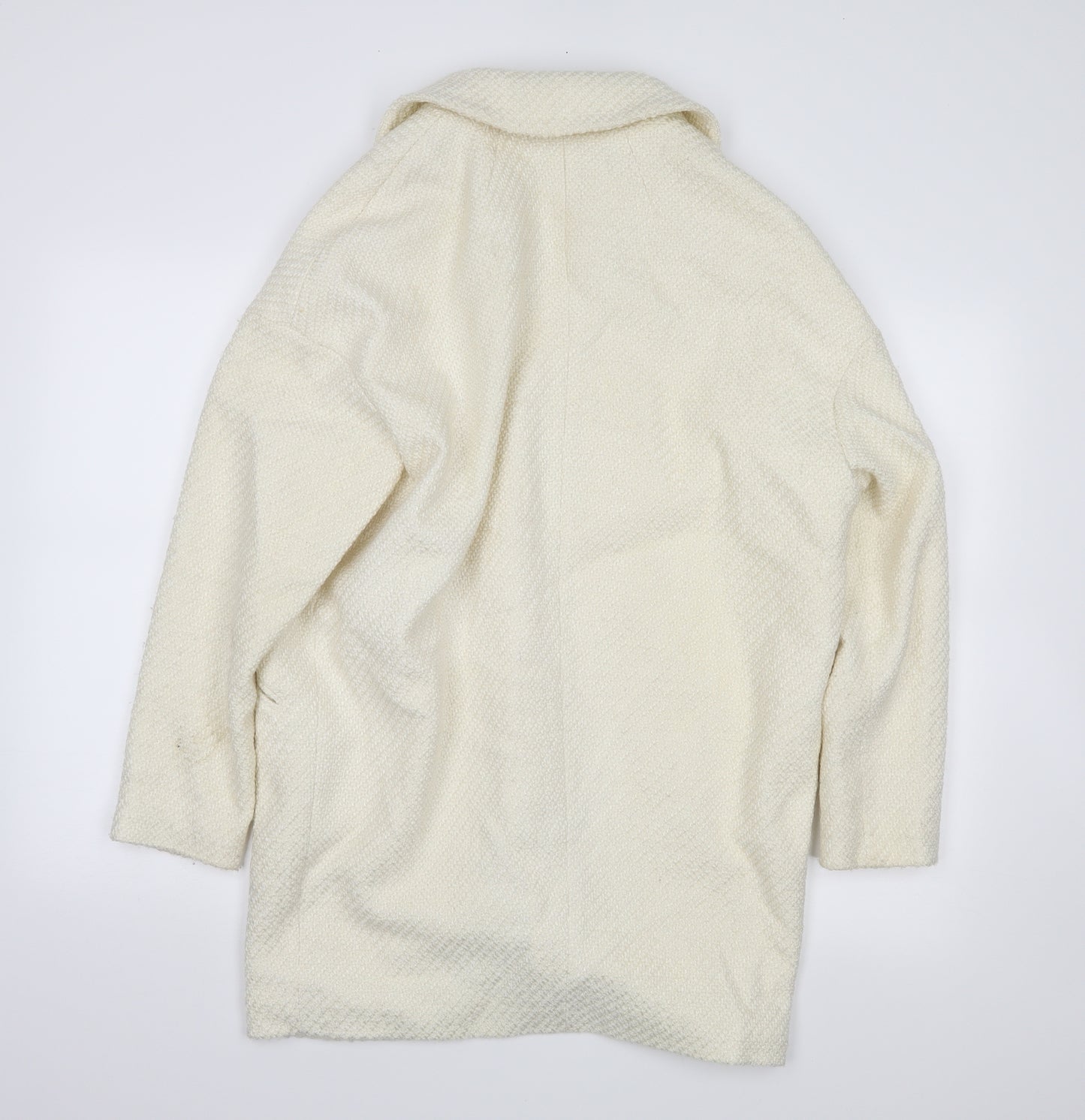 M&S Womens Ivory   Gilet Blazer Size 8