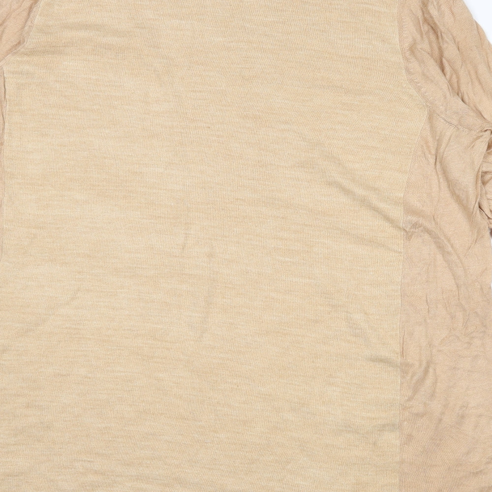 M&S Womens Beige   Basic Blouse Size 22
