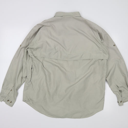 Greys Mens Beige    Button-Up Size M