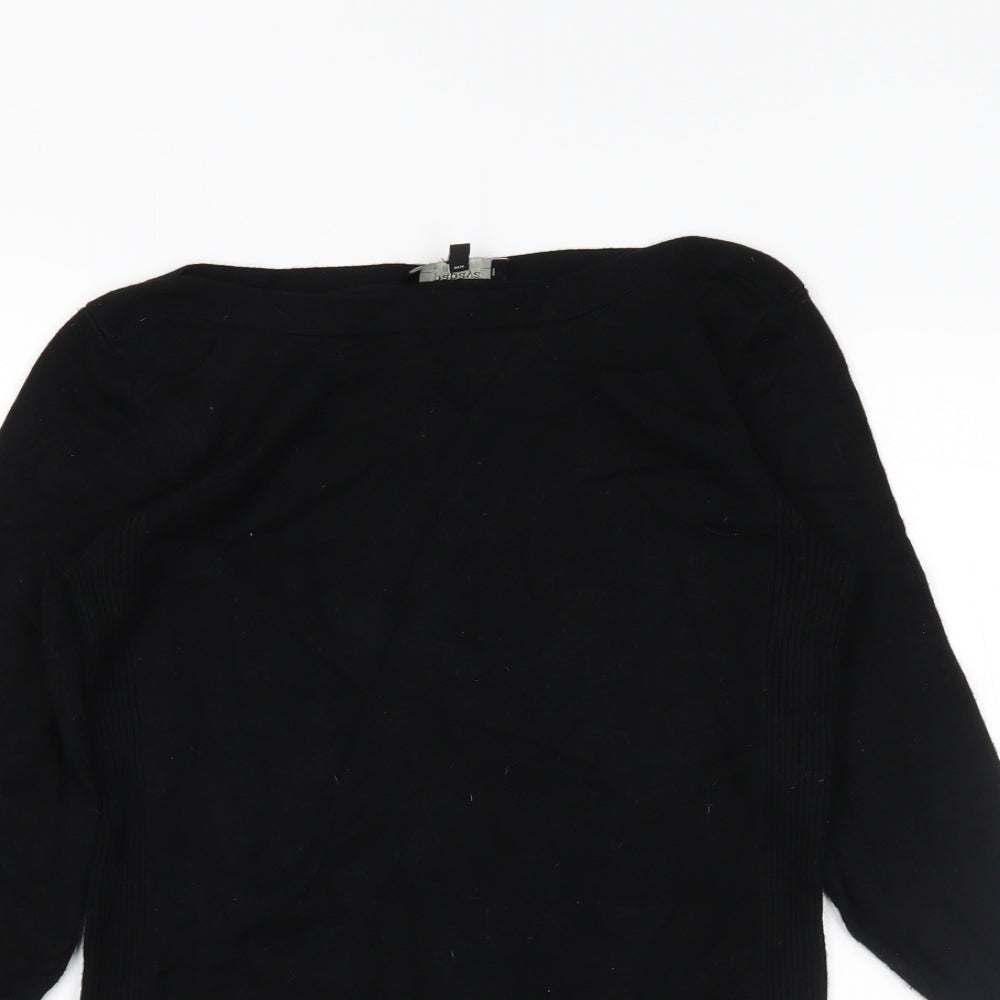 Papaya Womens Black   Pullover Jumper Size 8