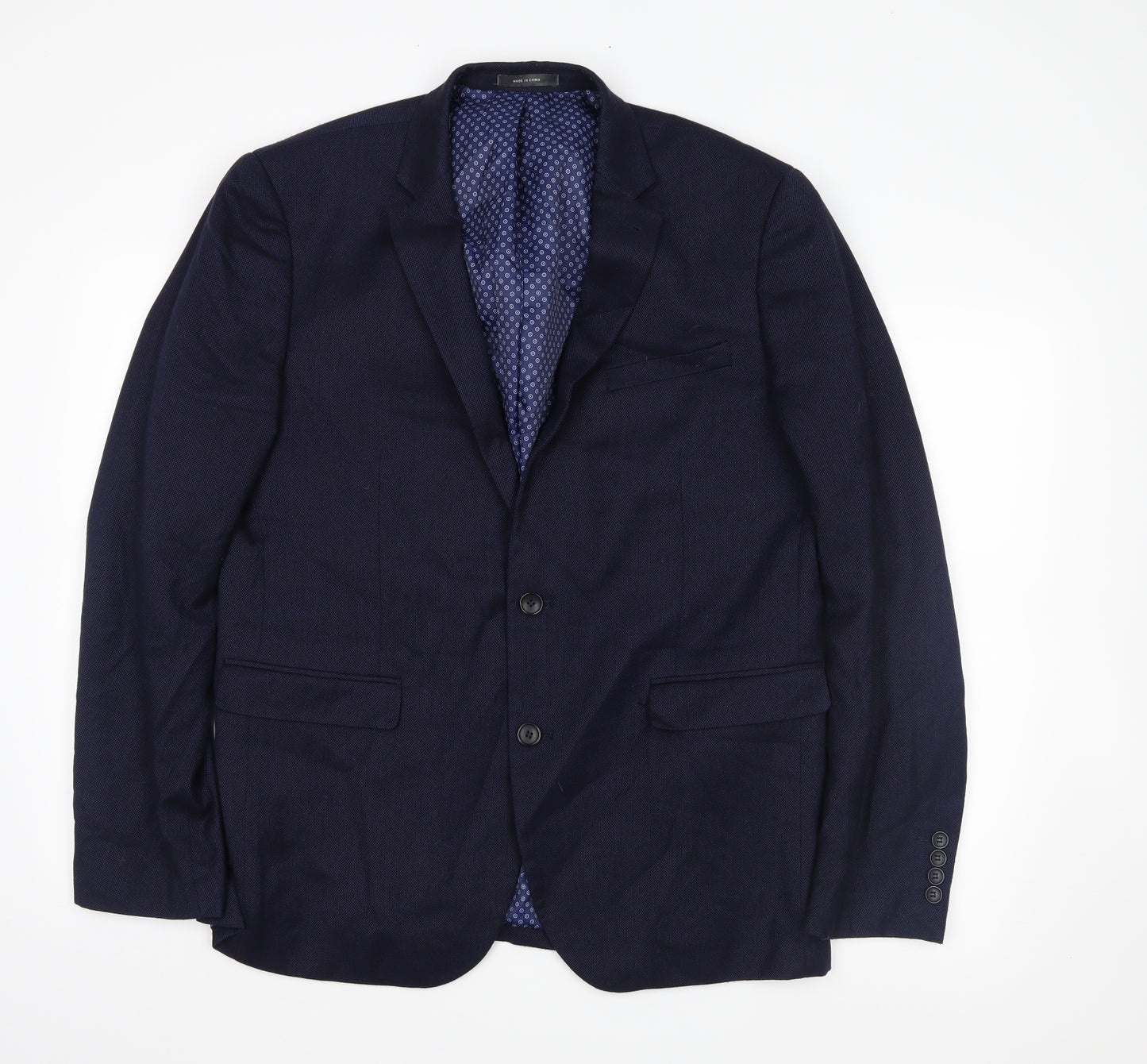 Primark Mens Blue   Jacket Blazer Size XL