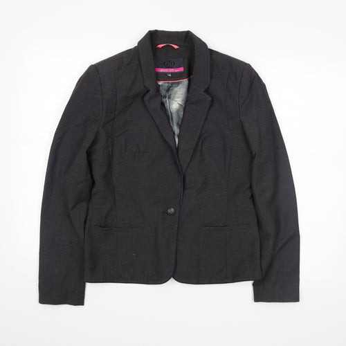 NEXT Womens Grey   Jacket Blazer Size 14