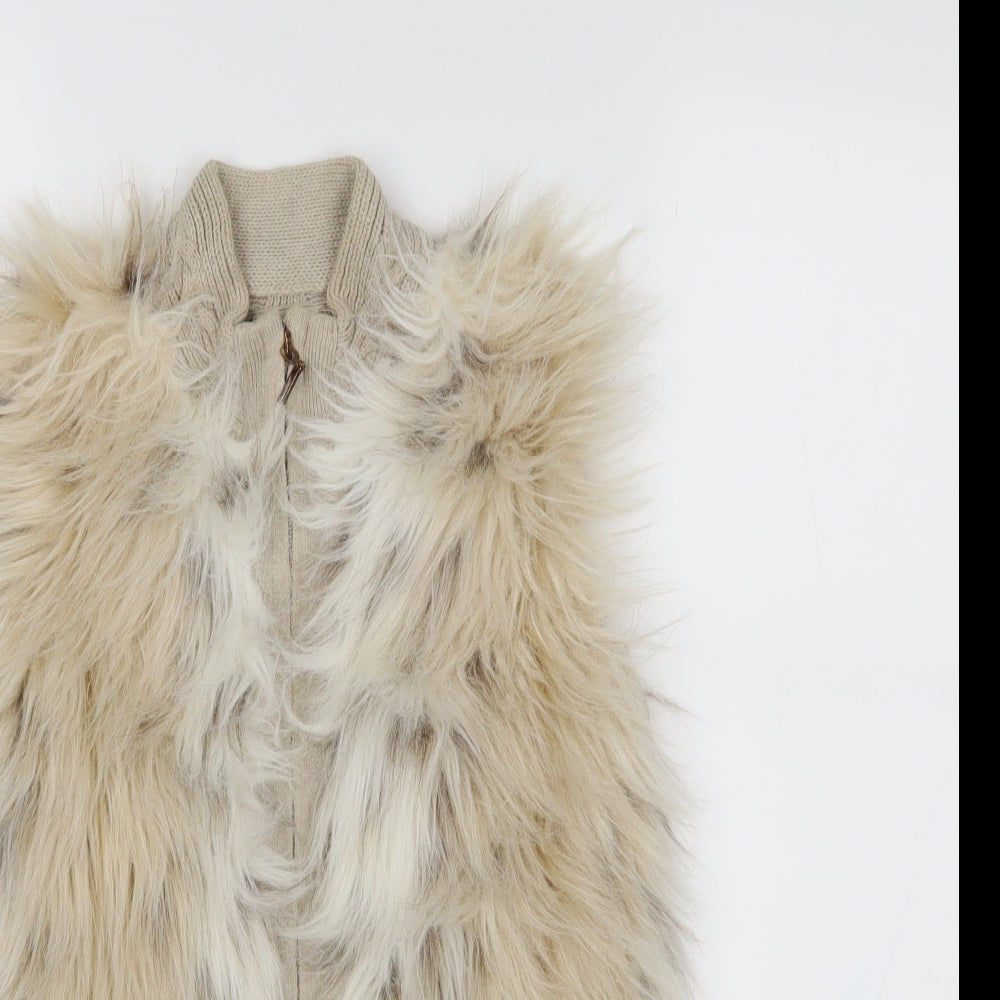 Mayoral Womens Beige   Full Zip Jumper Size 10