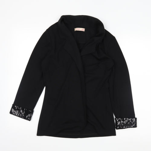 Krisp Womens Black   Wrap Jumper Size 12