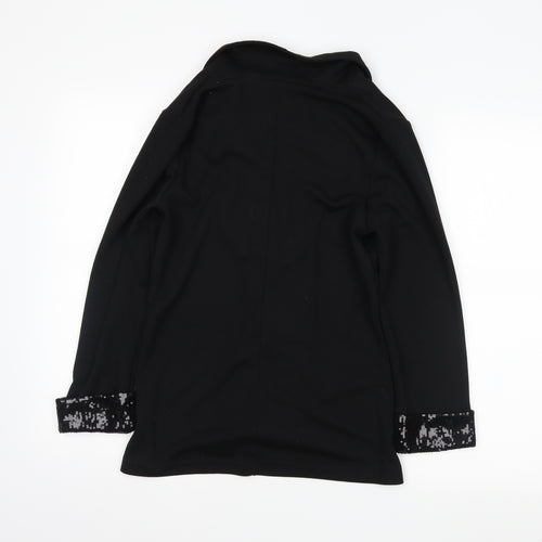 Krisp Womens Black   Wrap Jumper Size 12