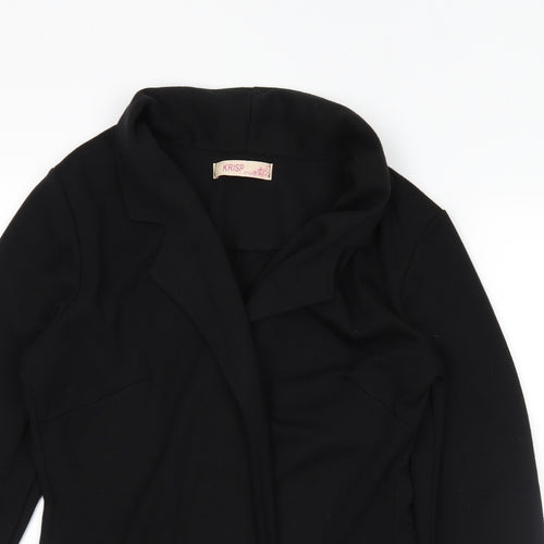 Krisp Womens Black   Wrap Jumper Size 12