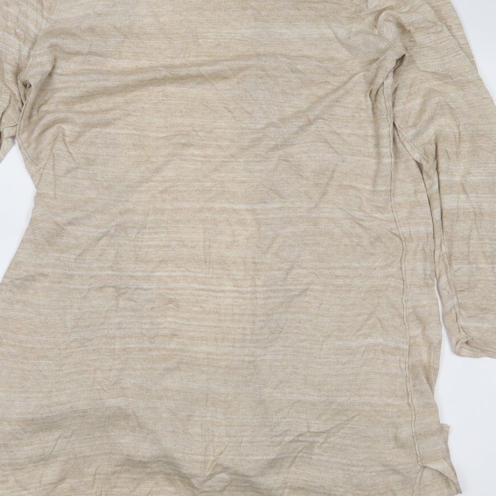 Calvin Klein Womens Beige   Wrap Jumper Size L