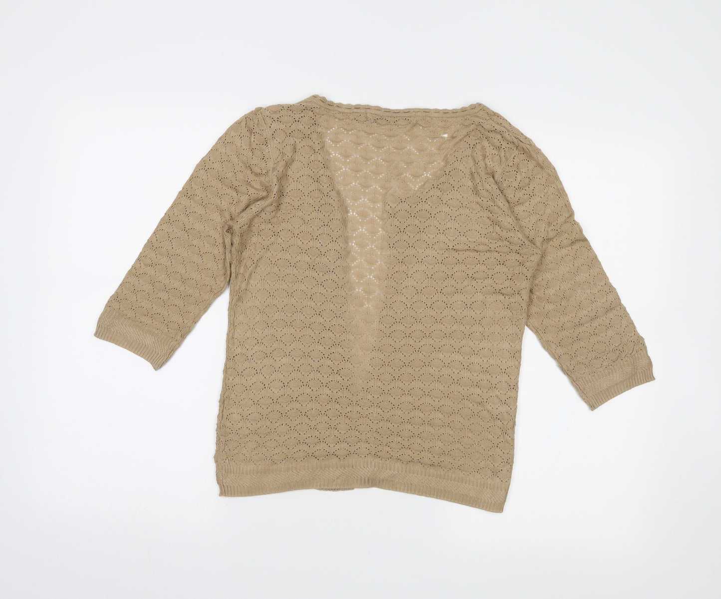 Stradivarius Womens Beige   Cardigan Jumper Size L