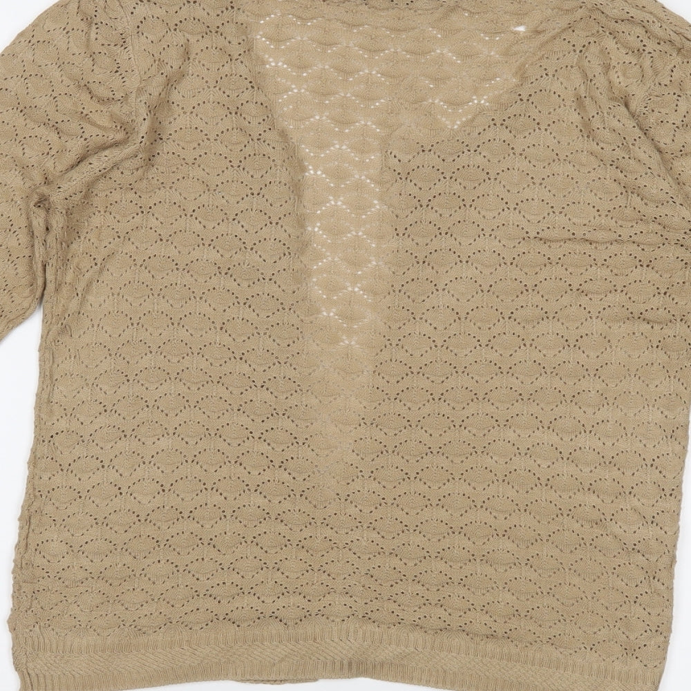 Stradivarius Womens Beige   Cardigan Jumper Size L