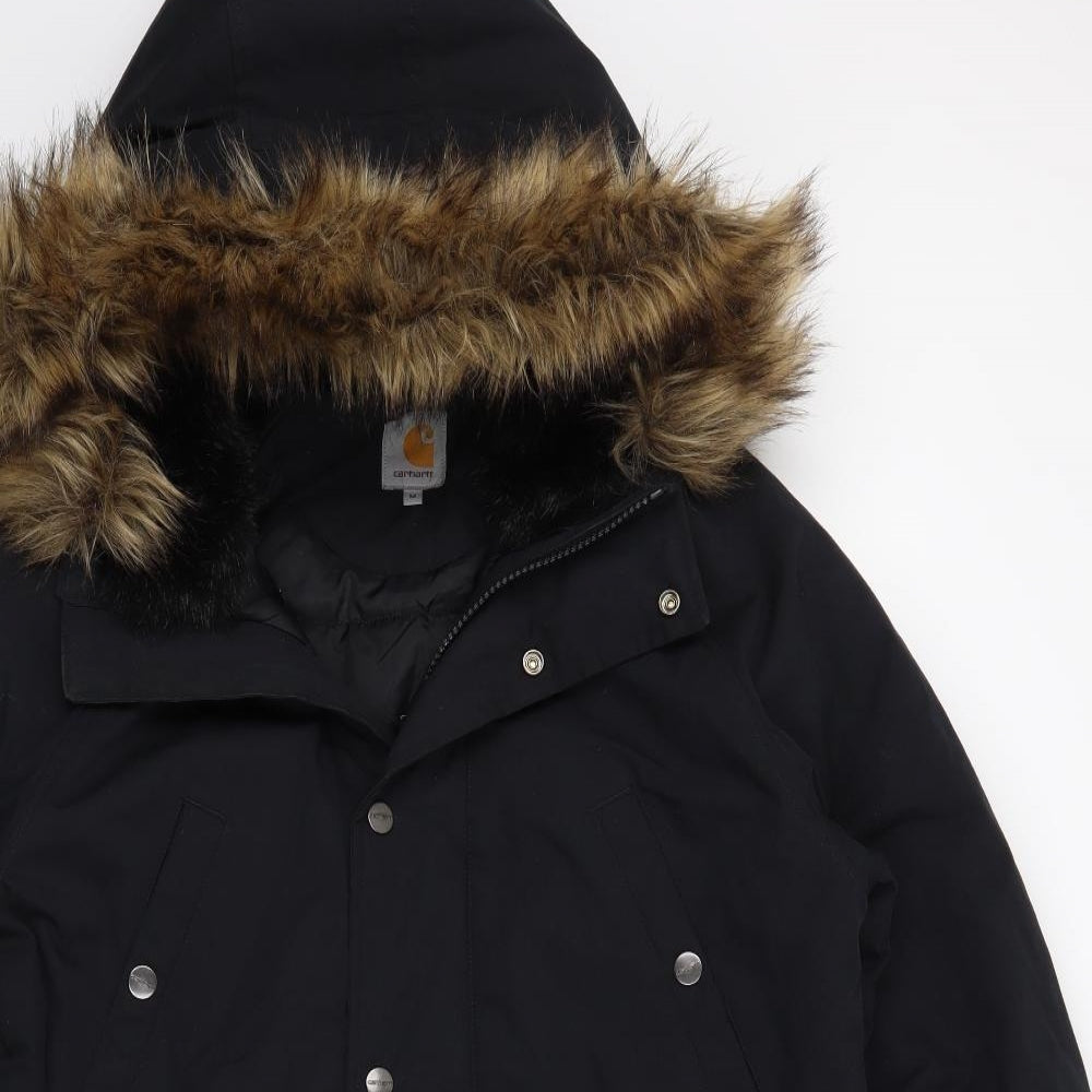 Carhartt Mens Black   Parka Coat Size M