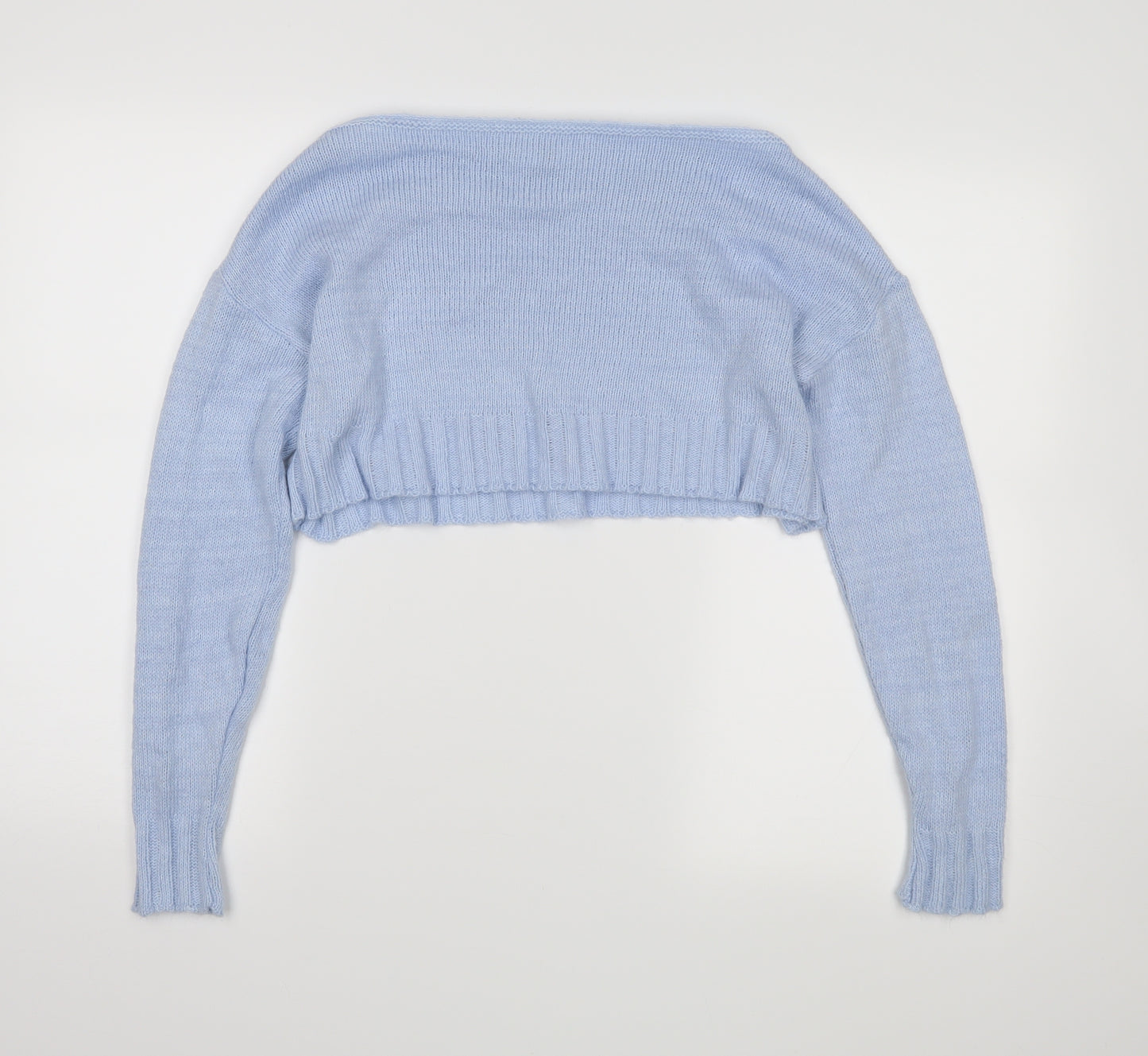 miss guided Womens Blue   Shrug Jumper Size S