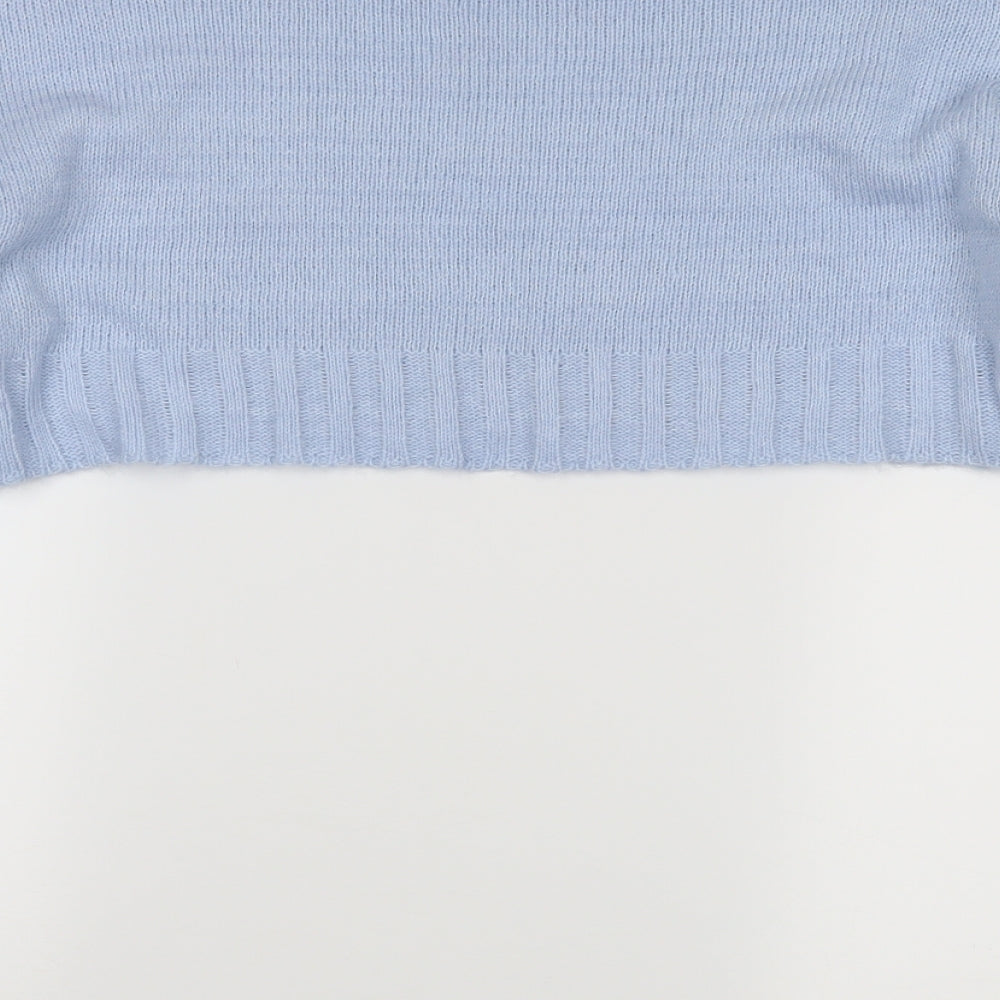 miss guided Womens Blue   Shrug Jumper Size S