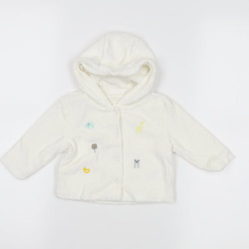 NEXT Baby Ivory   Full Zip Jumper Size 3-6 Months