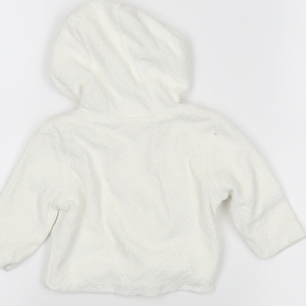 NEXT Baby Ivory   Full Zip Jumper Size 3-6 Months