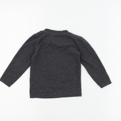Primark Boys Grey   Basic T-Shirt Size 12-18 Months