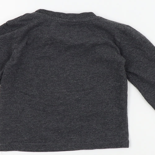 Primark Boys Grey   Basic T-Shirt Size 12-18 Months