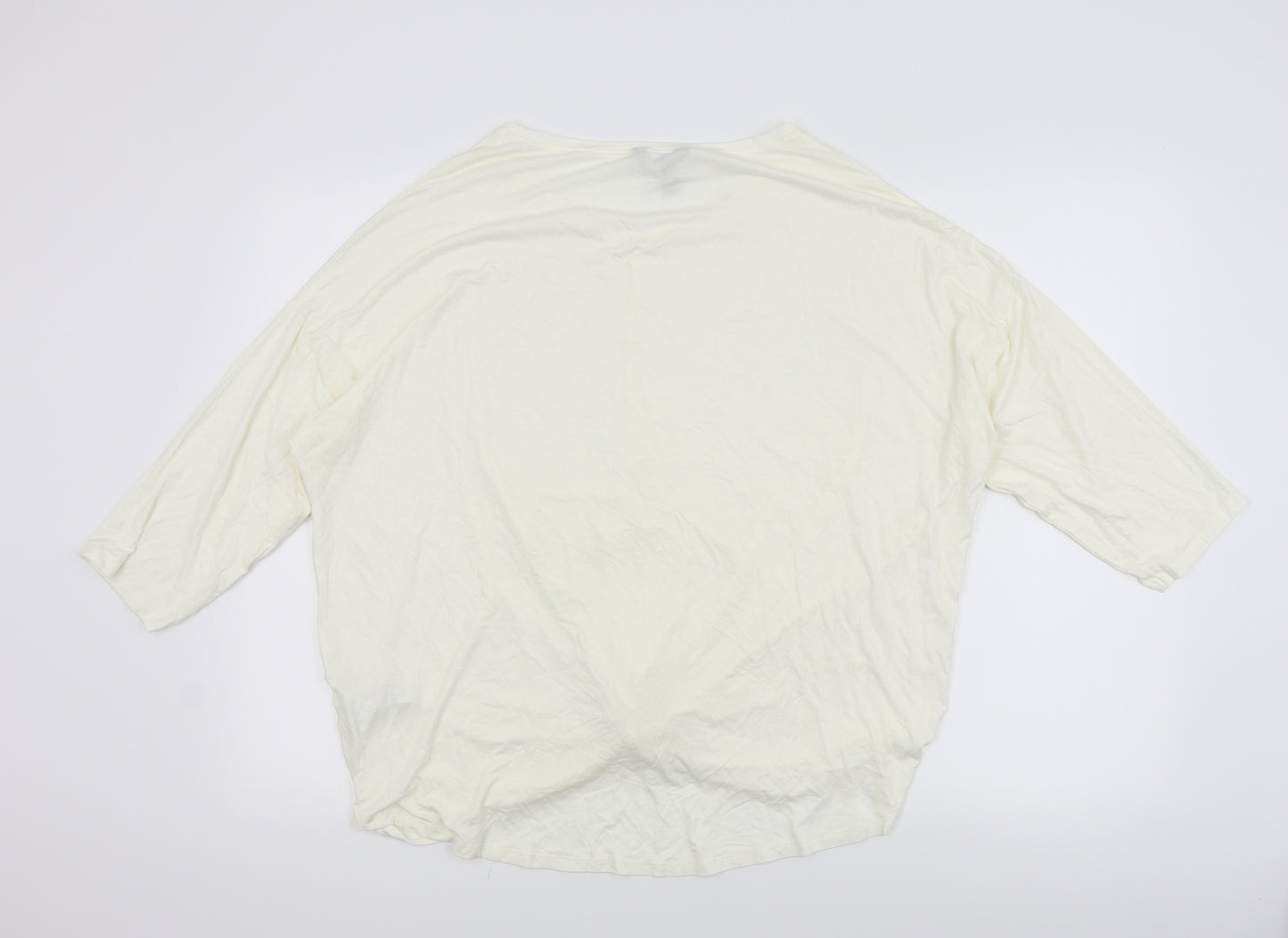 New Look Womens White   Basic T-Shirt Size 18