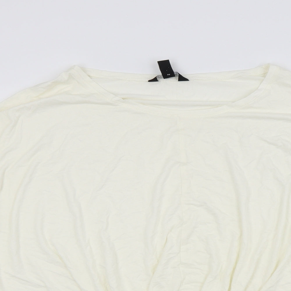 New Look Womens White   Basic T-Shirt Size 18