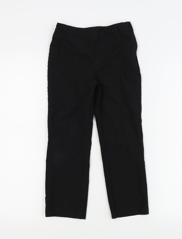 George Girls Black   Dress Pants Trousers Size 6-7 Years - School trousers