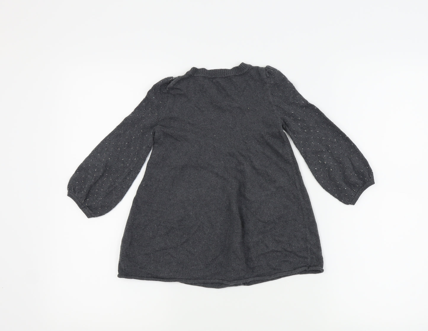 John Lewis Girls Grey   A-Line  Size 4 Years