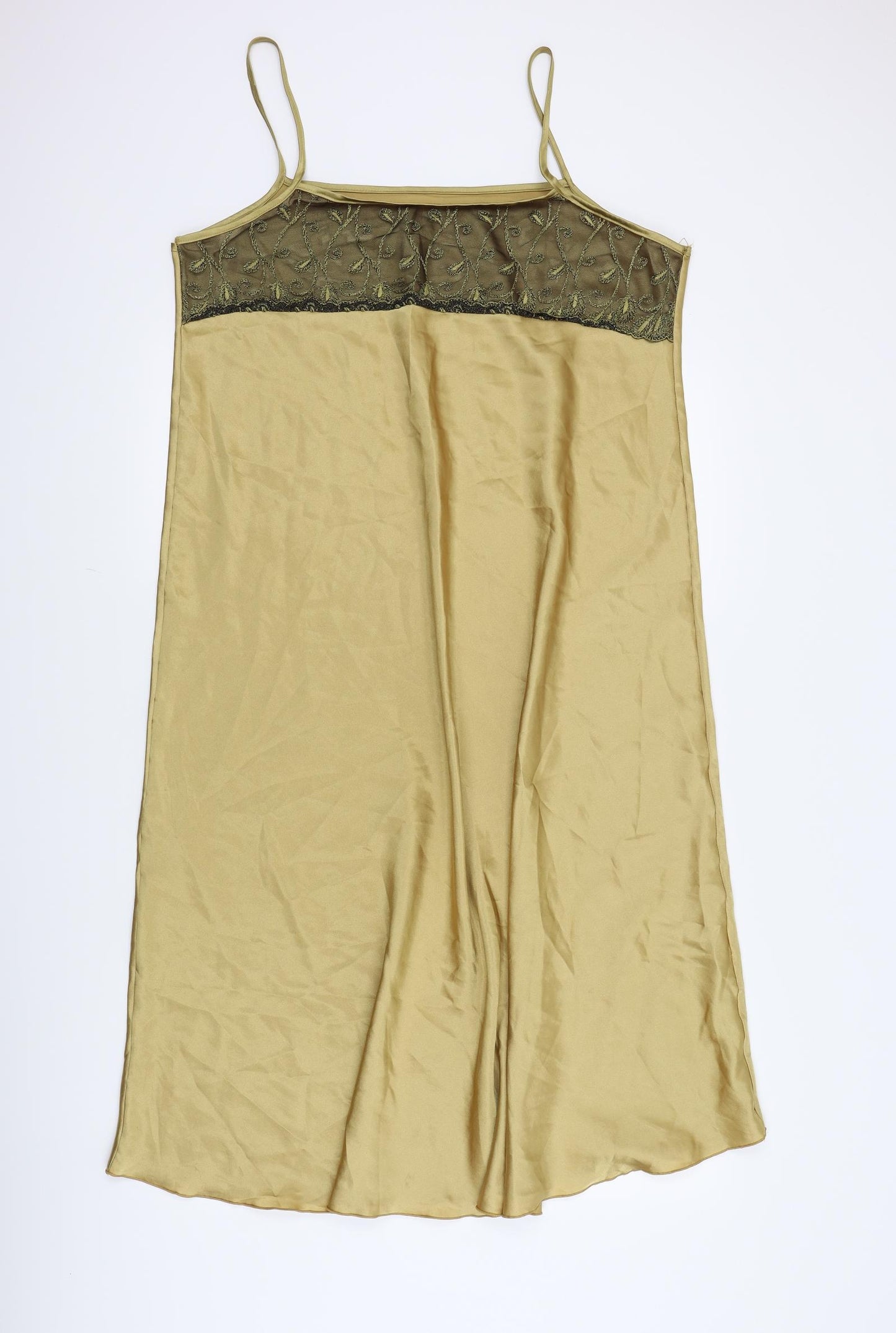 Preworn Womens Gold   A-Line  Size 20