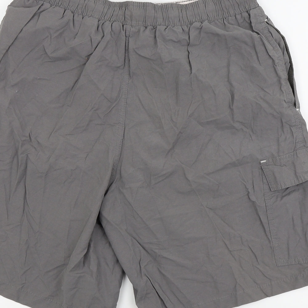 Easy Mens Grey   Sweat Shorts Size L - Swim shorts