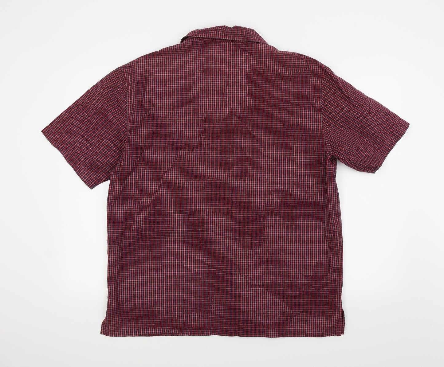 LEVIS Mens Red Check   Button-Up Size L