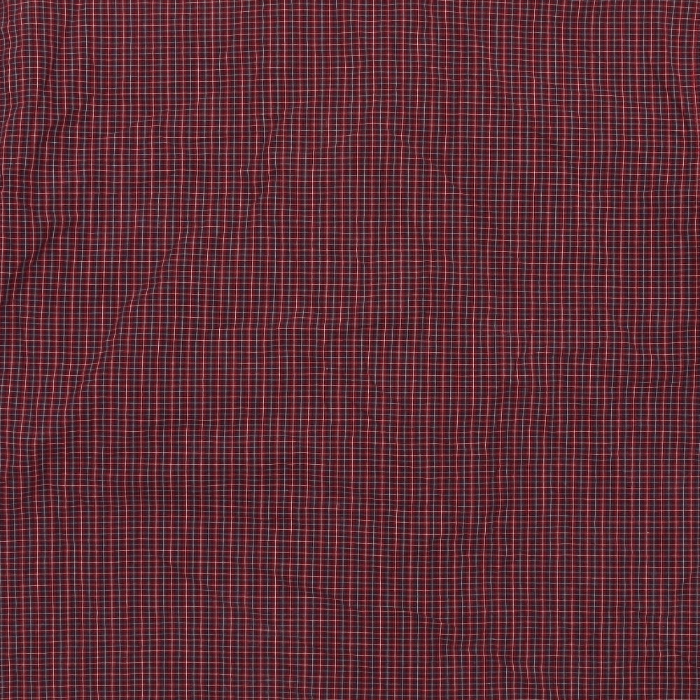 LEVIS Mens Red Check   Button-Up Size L