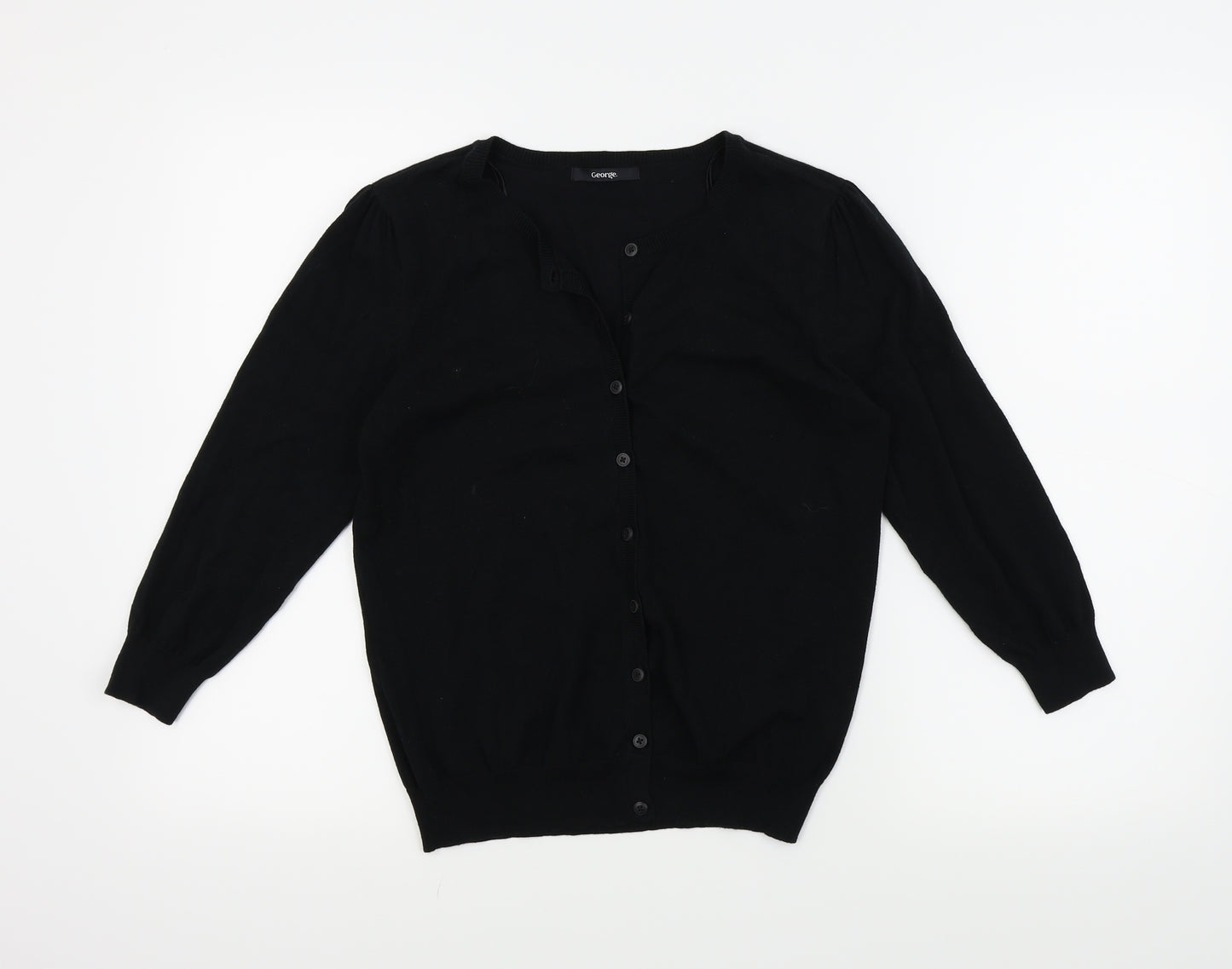 George Womens Black   Cardigan Jumper Size 12