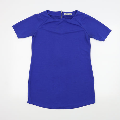 Tempt Womens Blue   Basic Blouse Size L
