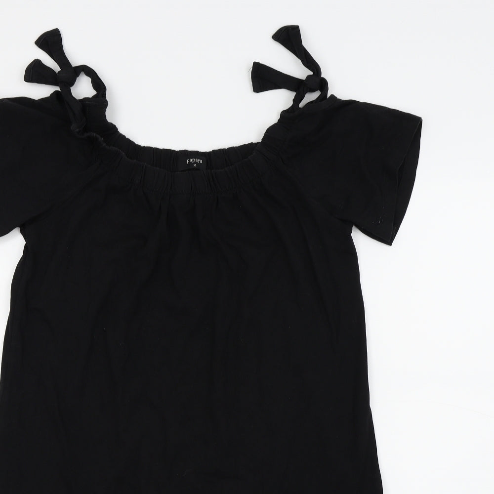 Papaya Womens Black   A-Line  Size M