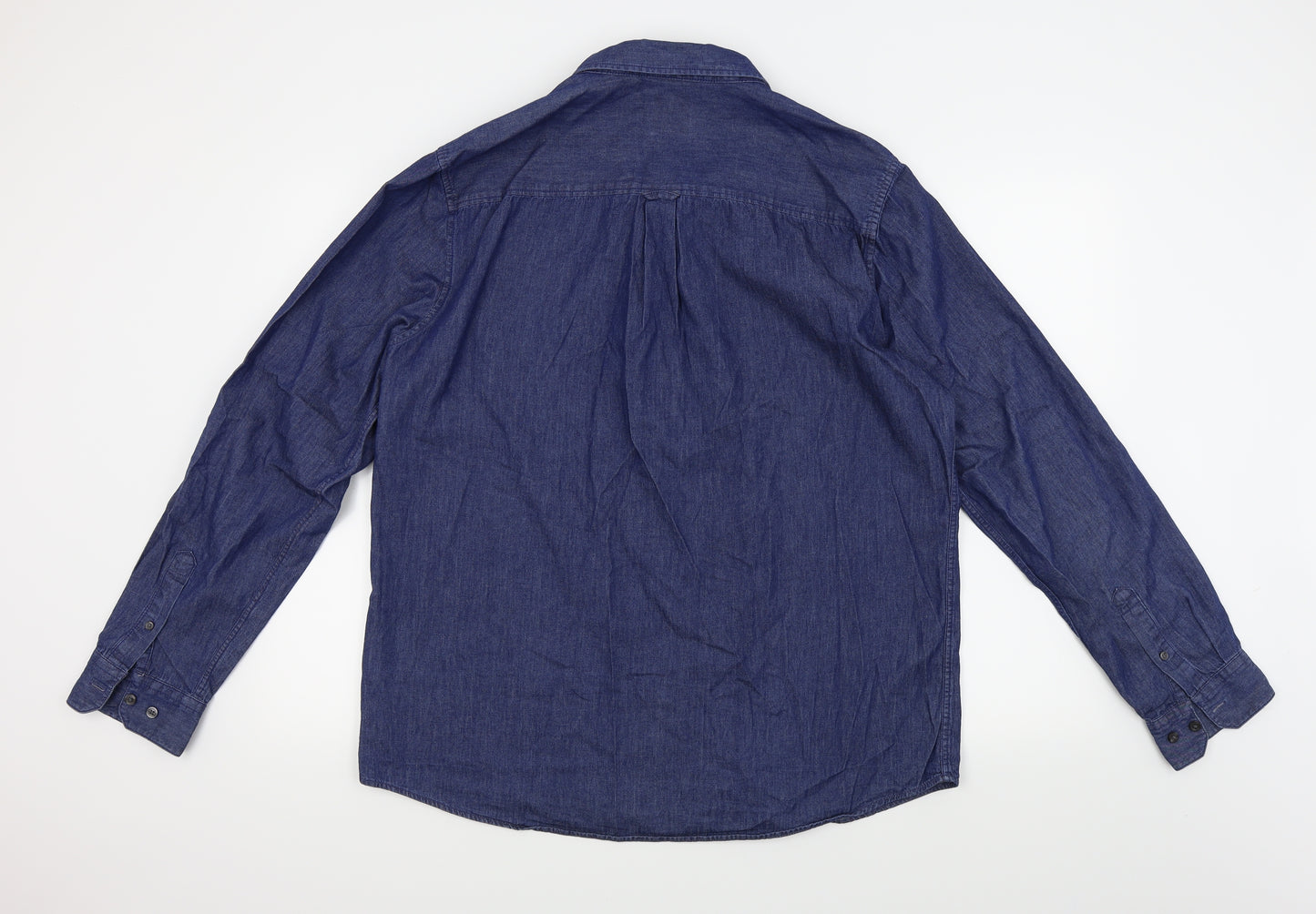 Burton Mens Blue    Button-Up Size XL