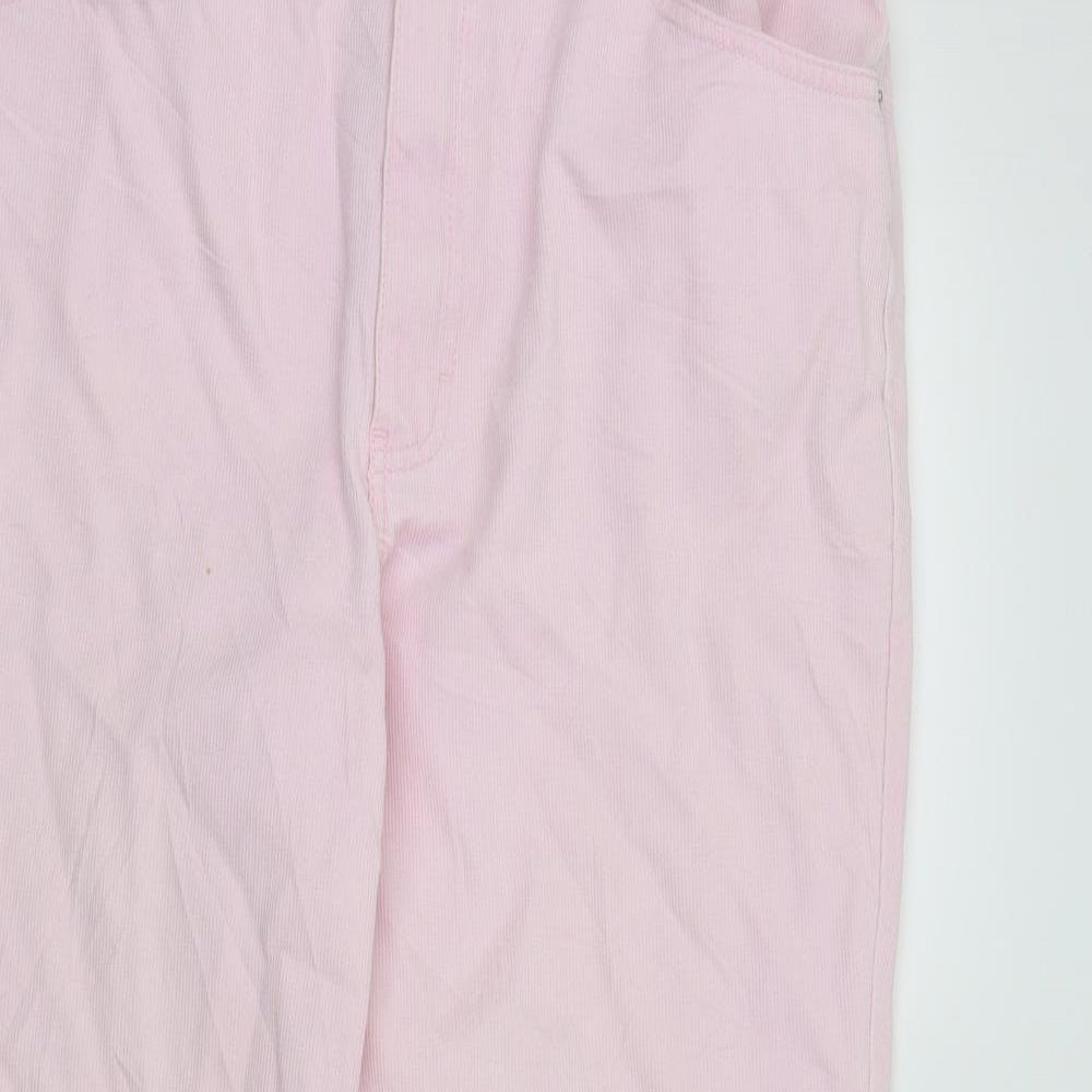 Marks and Spencer Womens Pink   Straight Jeans Size 16 L27 in
