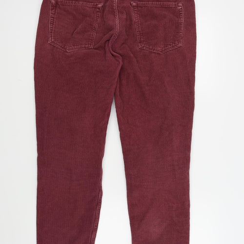 Urban Outfitters Mens Purple  Corduroy Straight Jeans Size 34 in L34 in