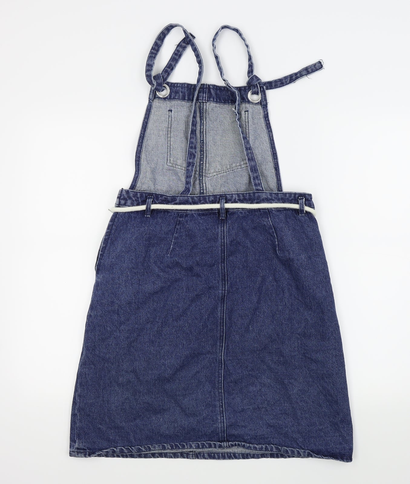 TU Womens Blue   Pinafore/Dungaree Dress  Size 12