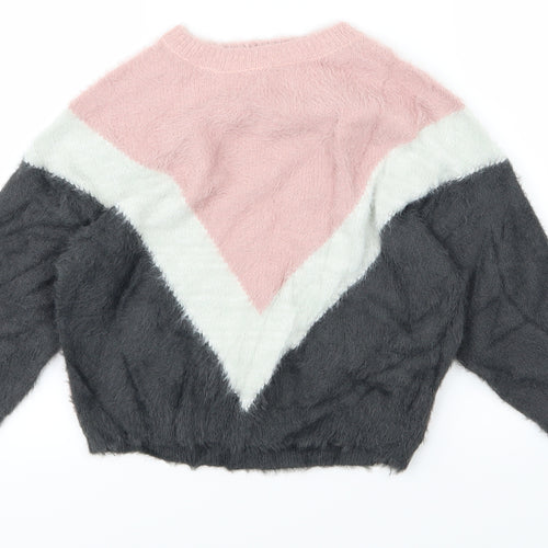 Primark Girls Pink   Pullover Jumper Size 8-9 Years