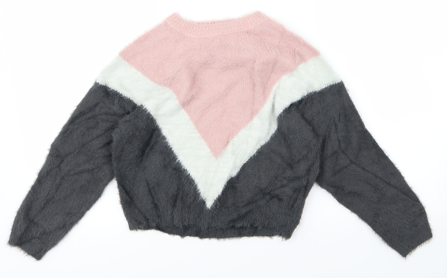 Primark Girls Pink   Pullover Jumper Size 8-9 Years