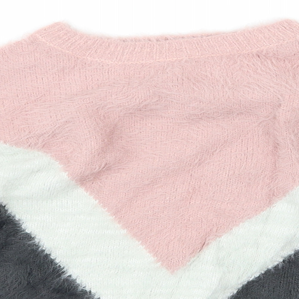 Primark Girls Pink   Pullover Jumper Size 8-9 Years
