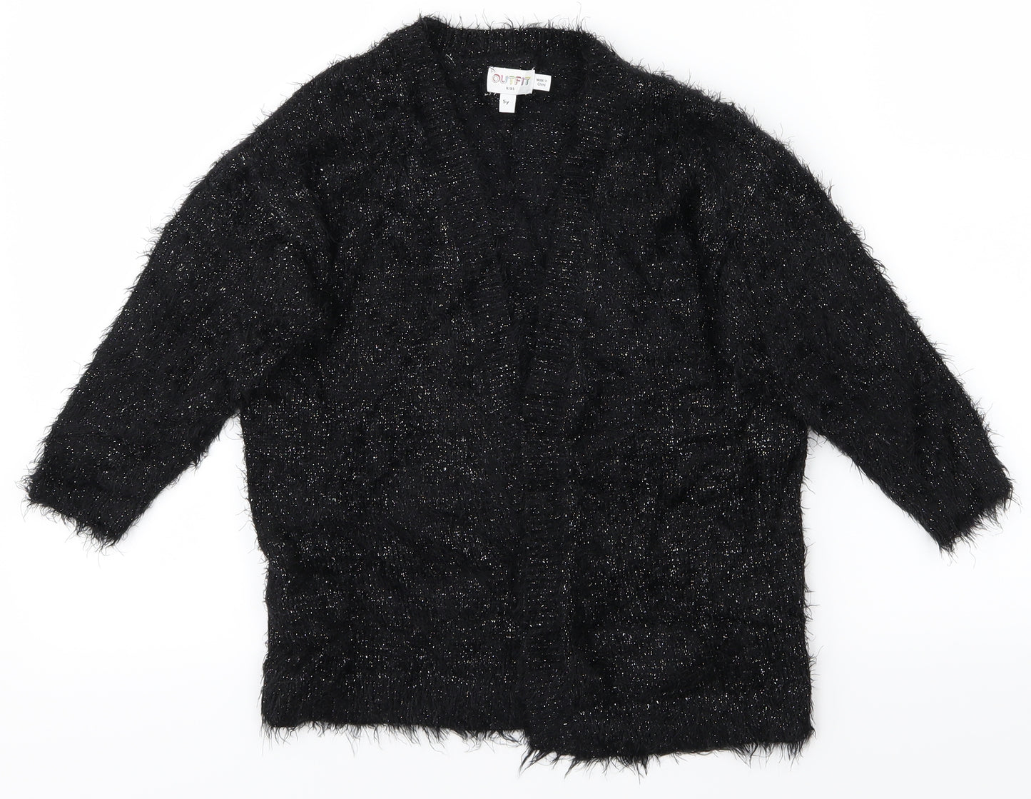 Outfit Kids Girls Black   Cardigan Jumper Size 5 Years