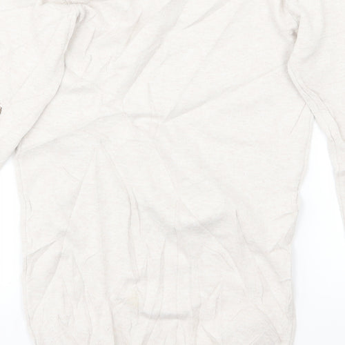 Primark Girls Beige   Pullover Jumper Size 6-7 Years  - Butterflies