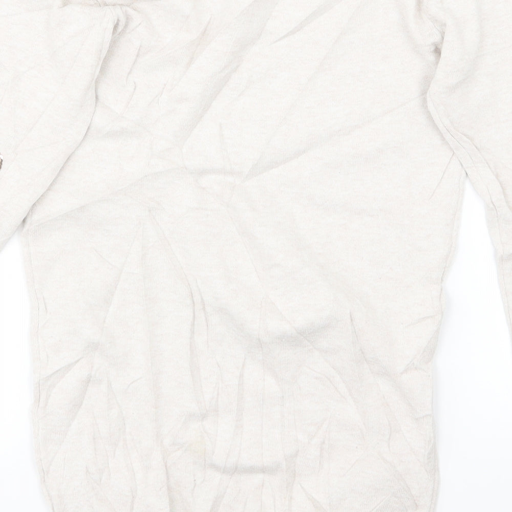 Primark Girls Beige   Pullover Jumper Size 6-7 Years  - Butterflies