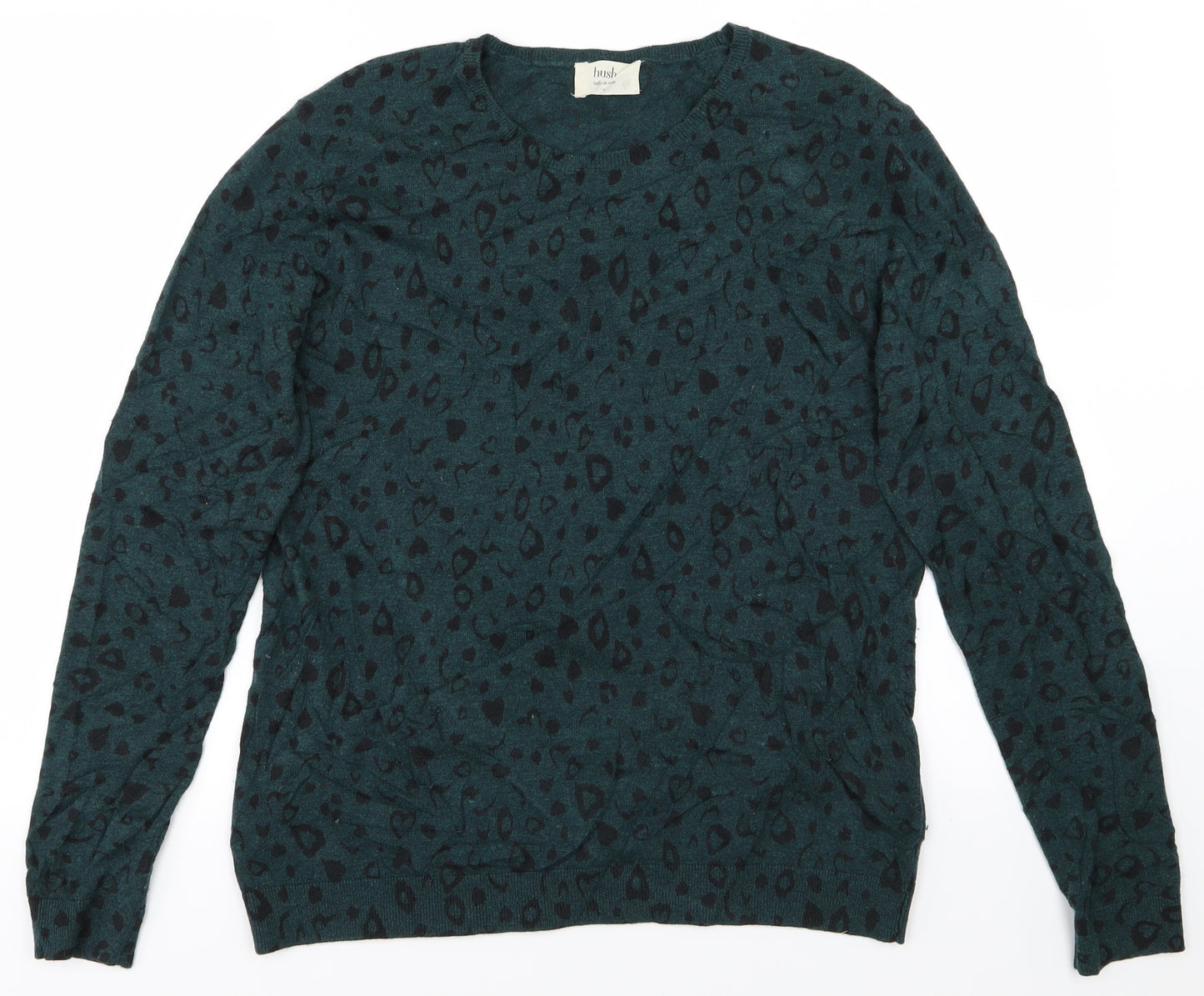 Hush Womens Green   Pullover Jumper Size L