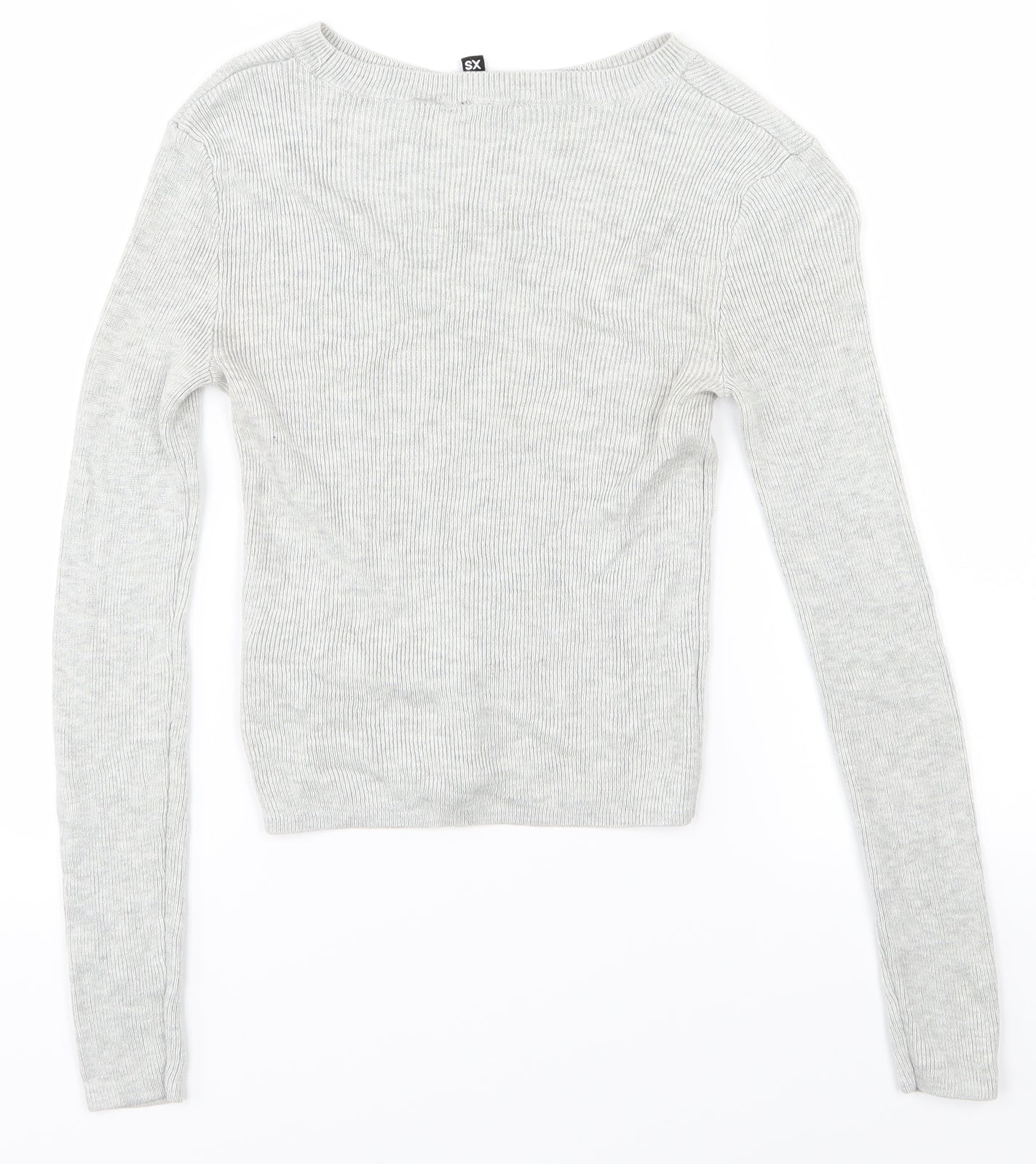 Divided Womens Grey   Basic T-Shirt Size XS