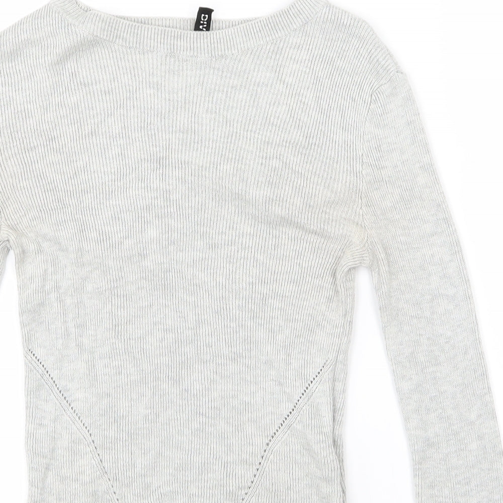 Divided Womens Grey   Basic T-Shirt Size XS