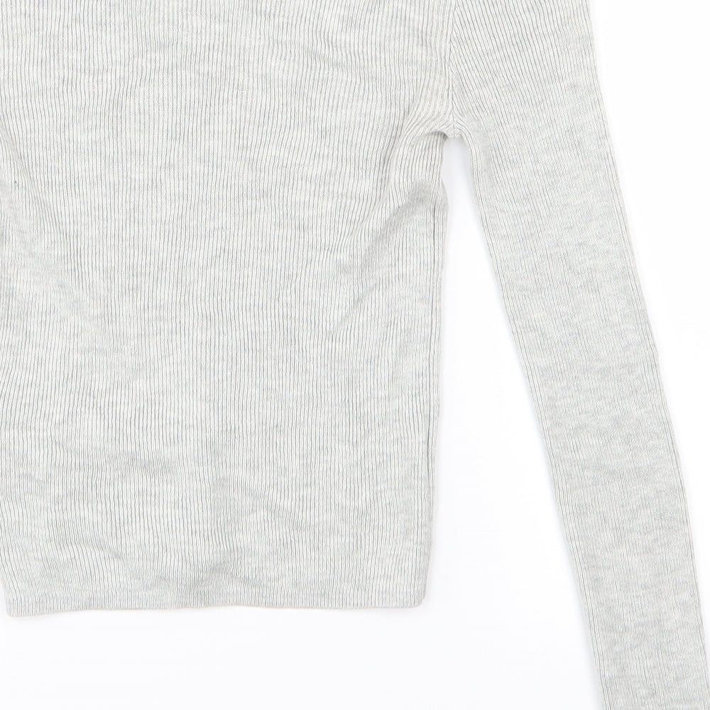 Divided Womens Grey   Basic T-Shirt Size XS