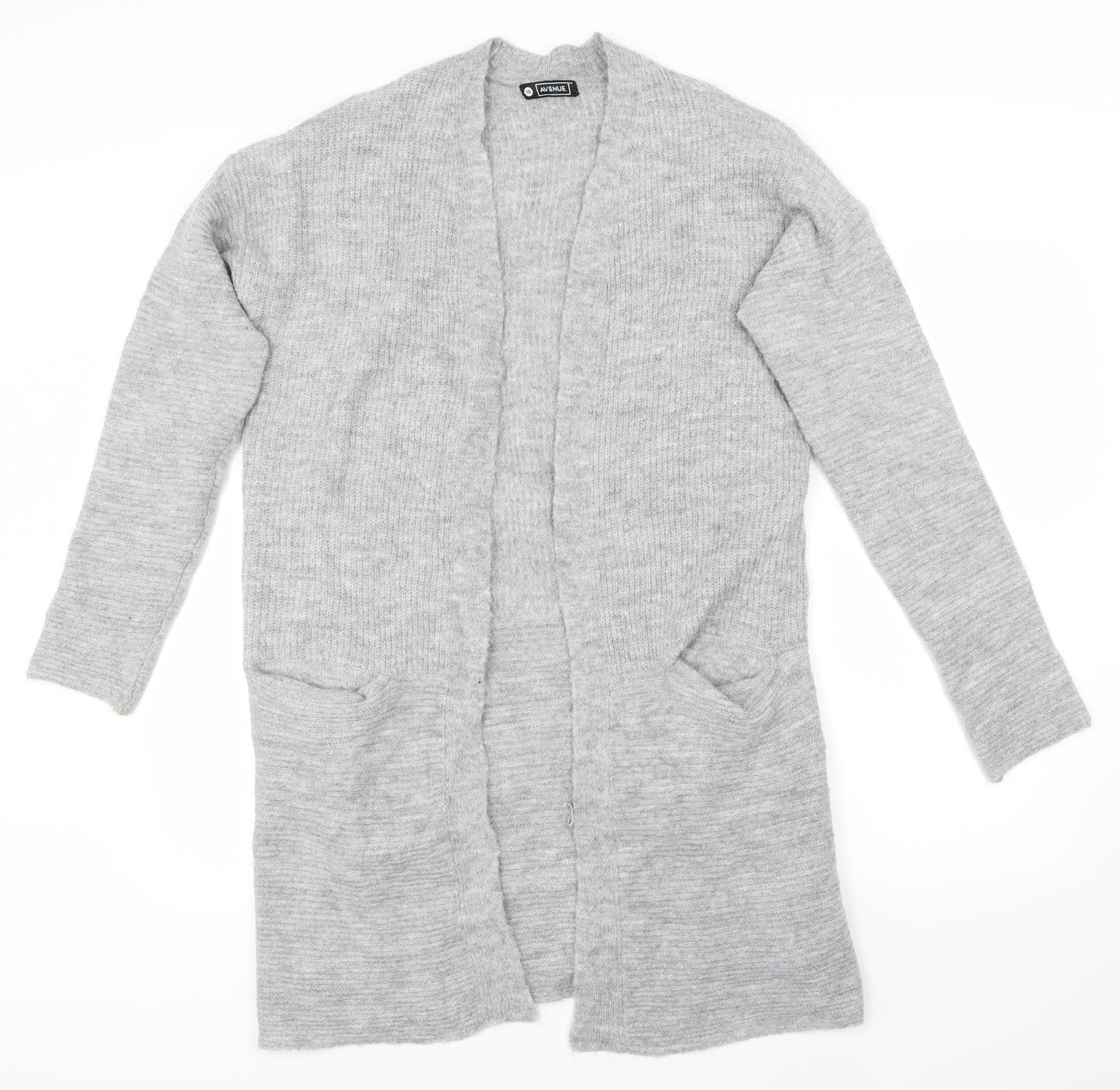Avenue Womens Grey   Cardigan Jumper Size 10