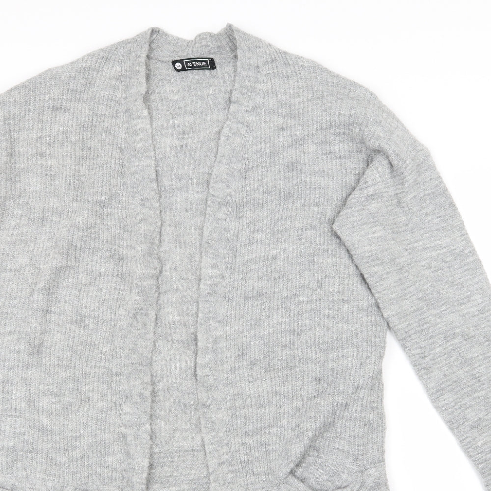 Avenue Womens Grey   Cardigan Jumper Size 10