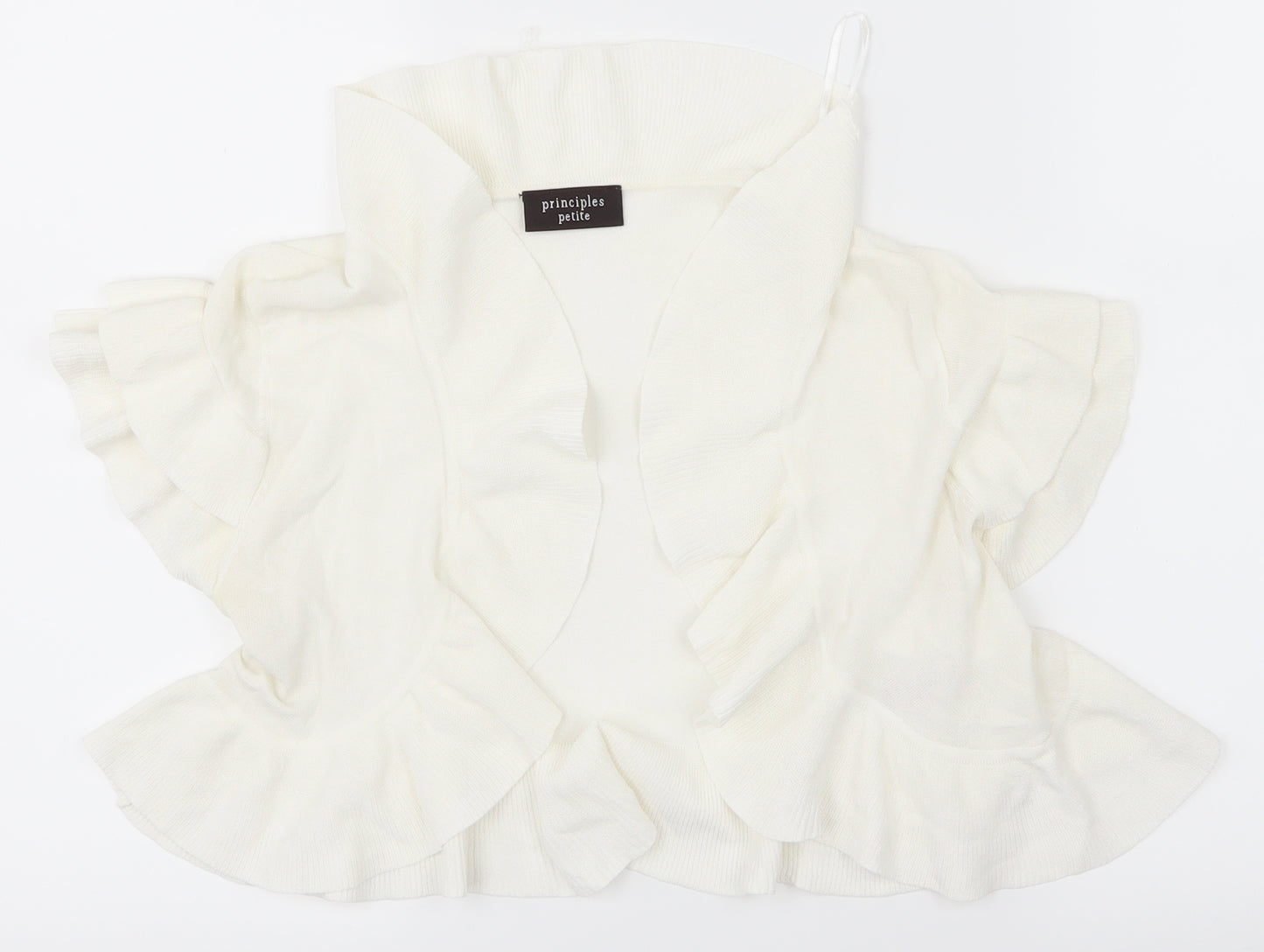 Principles Womens White   Cardigan Jumper Size S