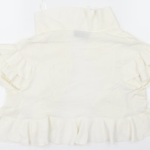 Principles Womens White   Cardigan Jumper Size S