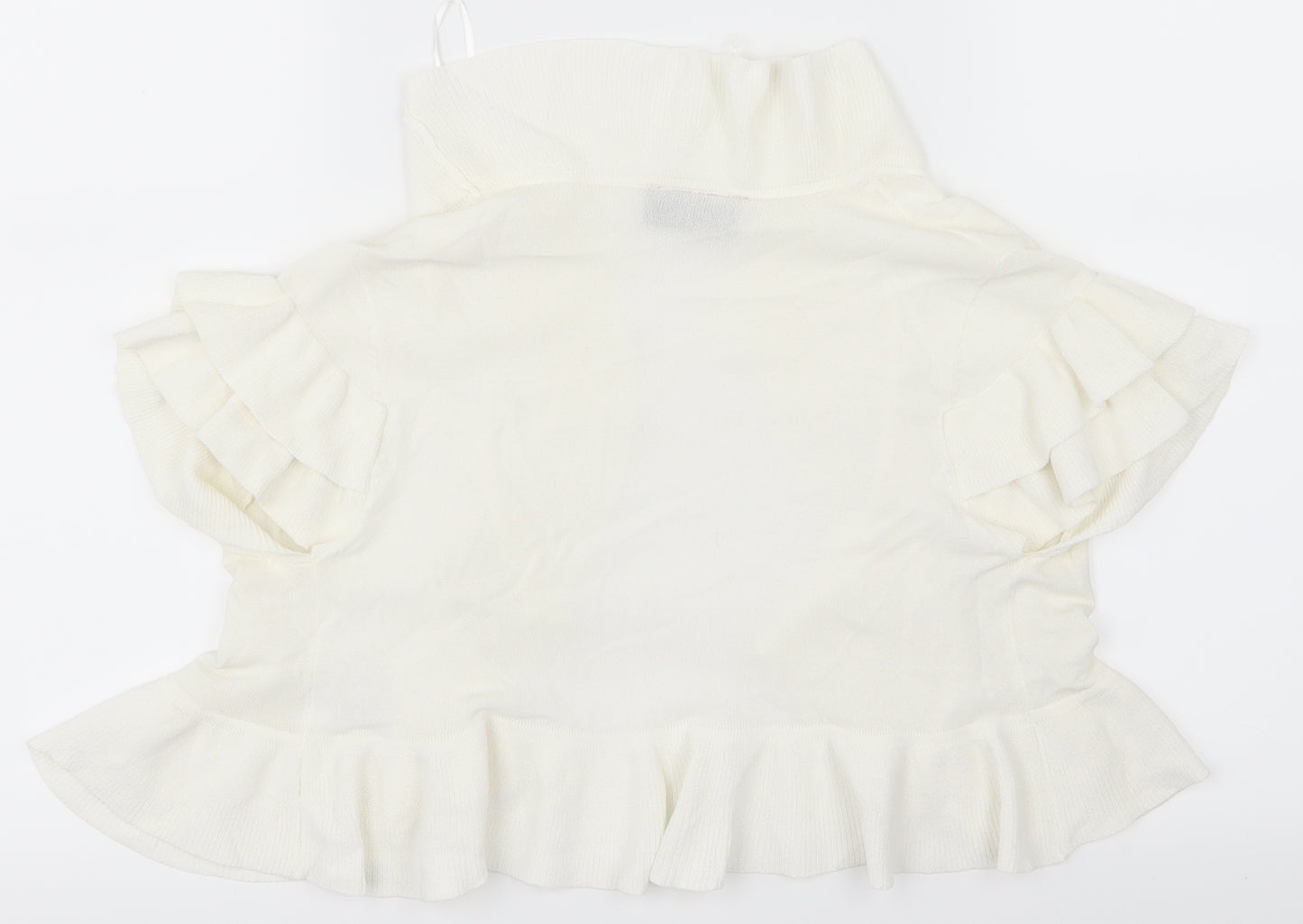 Principles Womens White   Cardigan Jumper Size S